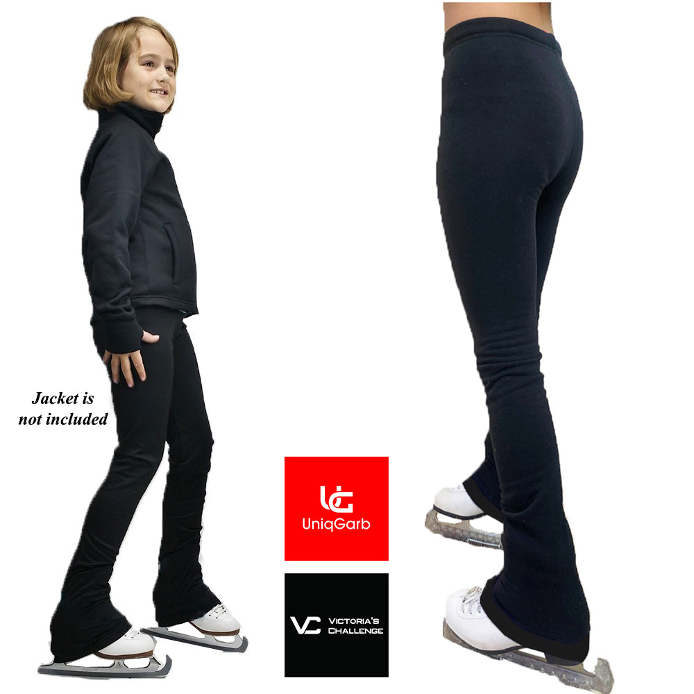 Ice Figure Skating Pants - Bell Legs - Polar Fleece Thermal - UGSP9