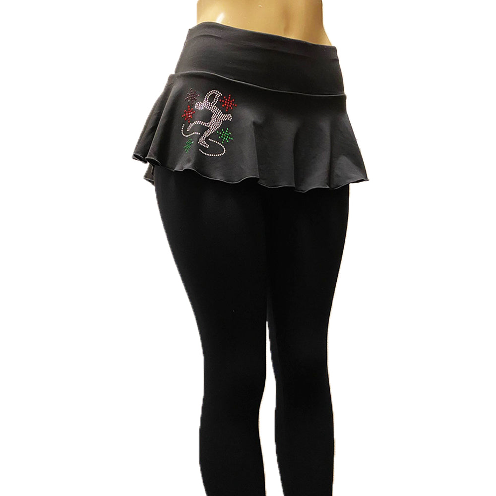 Ice Figure Skating Skirtpants With Skater - Warm Polartec - Secured ELASTIC cuff - Uni27