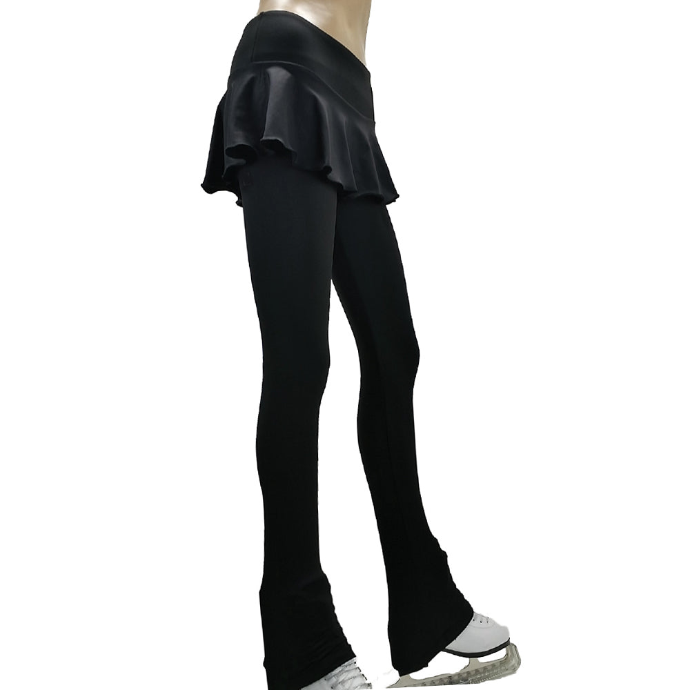 Ice Figure Skating Skirtpants - Warm Polartec - Secured ELASTIC cuff - Uni27