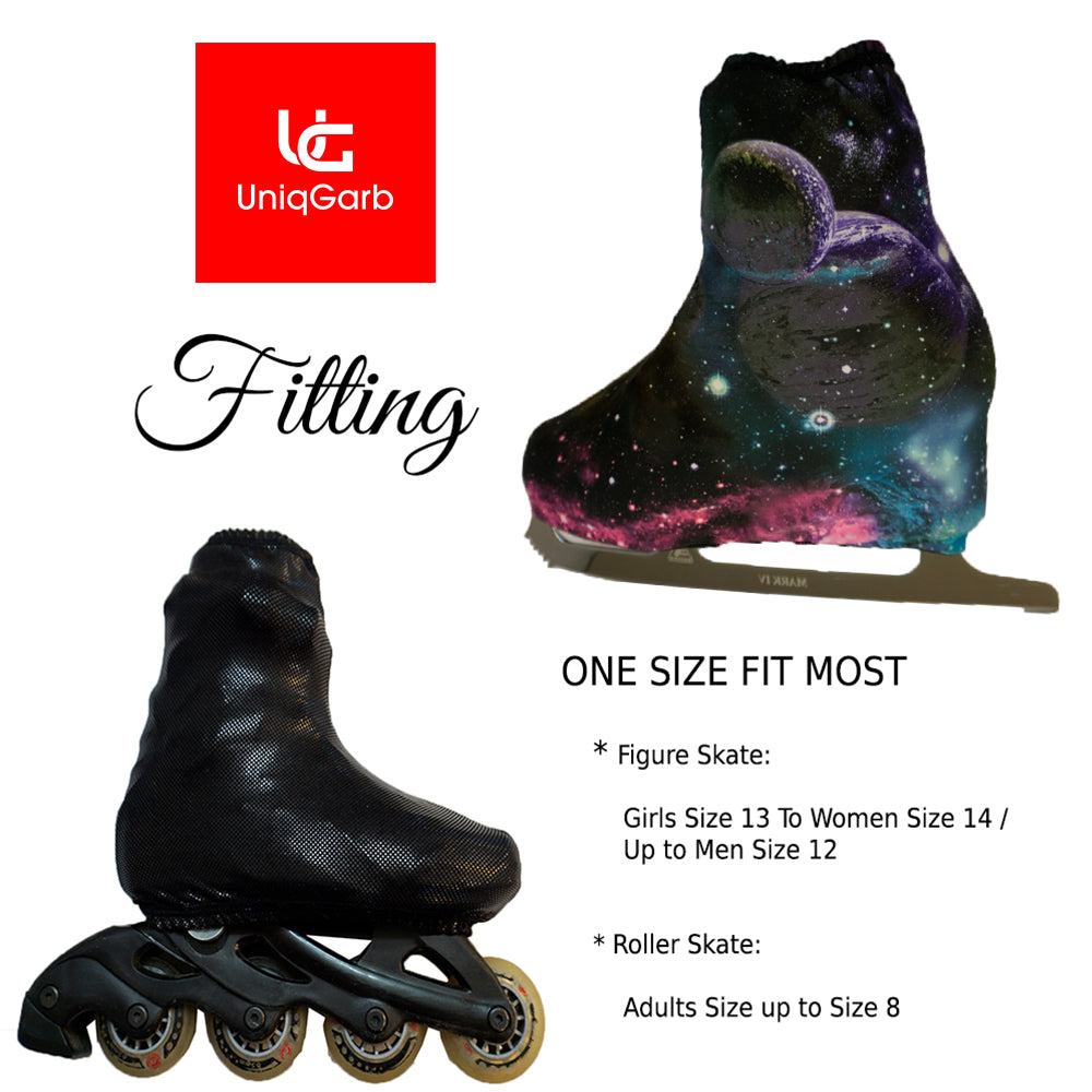 UniqGarb Ice Figure Skate Boot Covers Warm Thermal SNOW ANGLE UGBC1