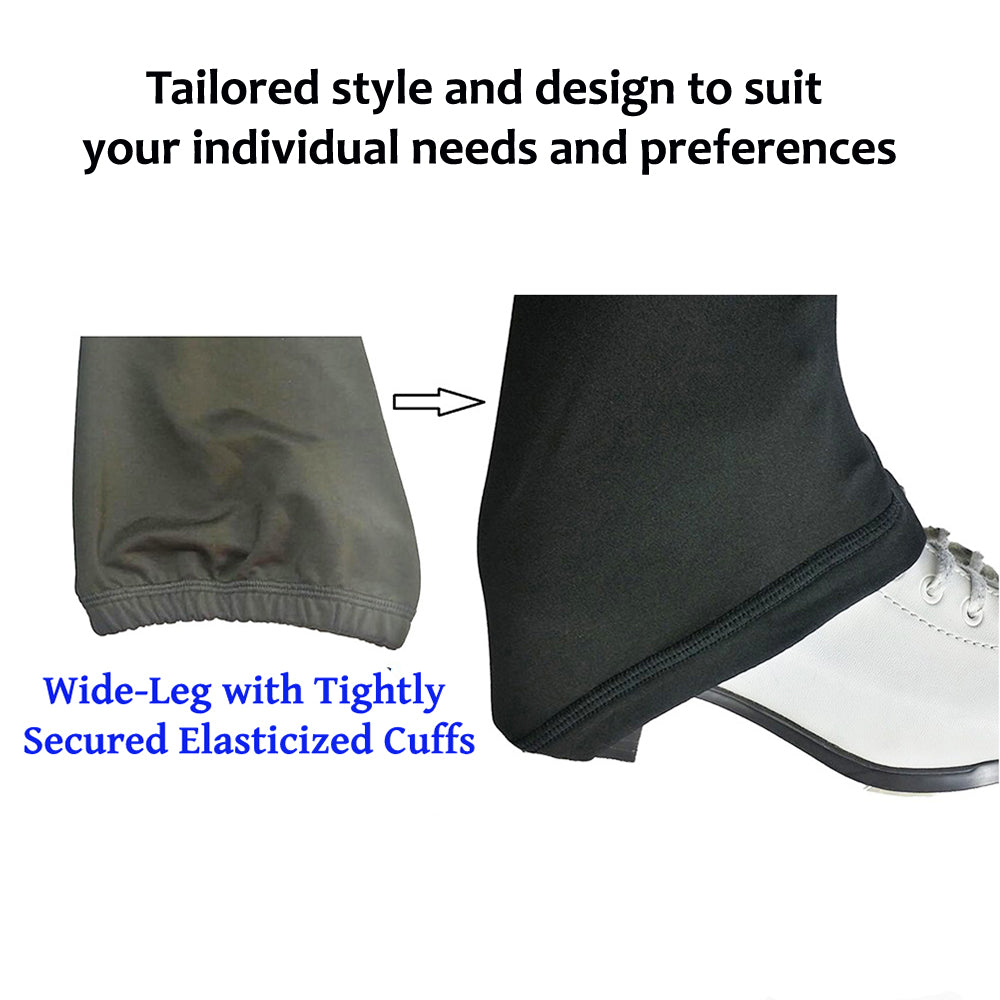 Figure Skating Practice Pants CROSS – Polar Fleece UGSP39 - Secured ELASTIC cuff