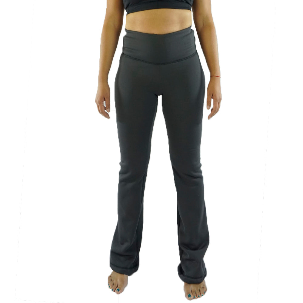 Outdoor Warm USA Polartec Boot Cut 29” – 39” Petite Tall Women Yoga Pants UG17 Gray